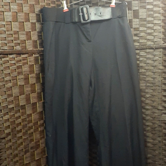 Ellie black tie dress pants - Picture 1 of 6